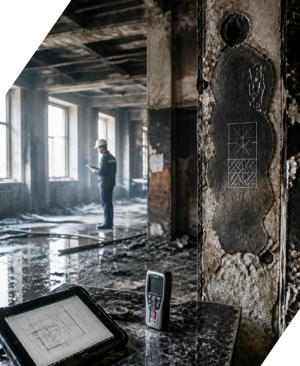 Обследование зданий после пожара в Абакане от 15323 р. | ЭкспертизаРоссия